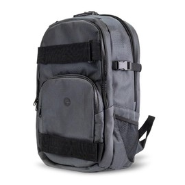 Skunk Nomad Skaters Backpack - Smell Proof - Weather Resistant- With Combination Lock (Slate Gray)