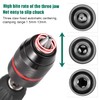 1.5-13 mm Keyless Drill Chuck, Red Striped All-Metal Chuck, with