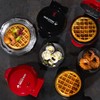 Holstein Housewares Personal Non-Stick Waffle Maker, Black - 4-inch Waffles