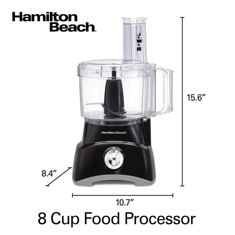 Hamilton Beach Food Processor & Vegetable Chopper for Slicing, Shredding,