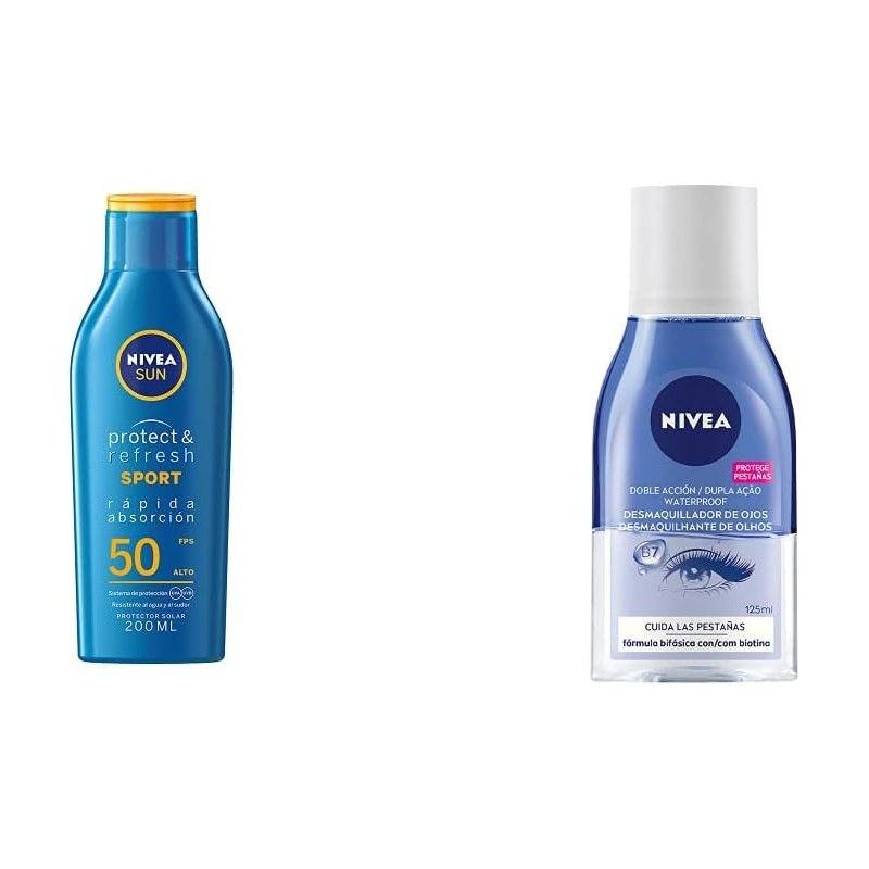 Nivea Sun Protector Solar Loción Fps 50 Protect Refresh, 200ml