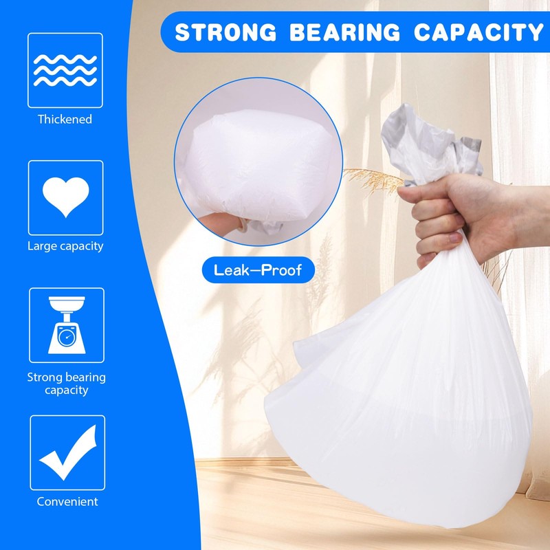 120 Pack Automatic Litter Box Liners, Compatible with SCOOPER YOUNG
