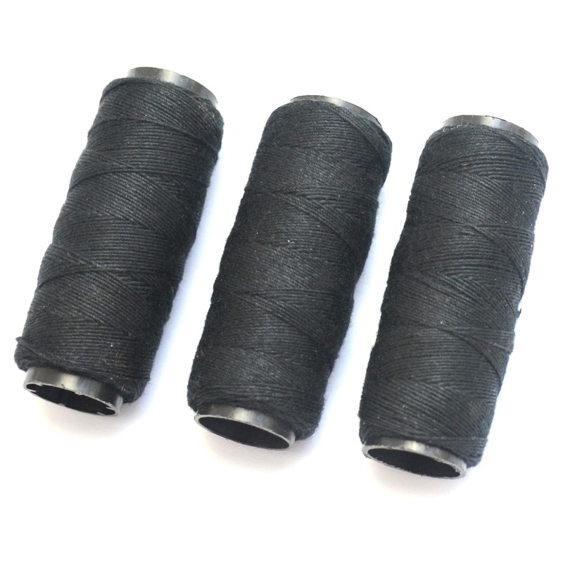 Jozlynn Weaving Thread,3 Rolls Polyester Sewing Threads for Hair Weft