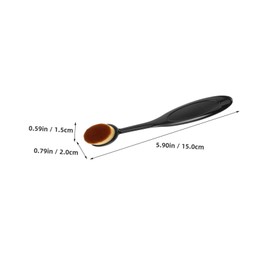 Baluue Foundation Brush for Loose and Pressed Powder Versatile Makeup Tool for Blush and Foundation Application User-friendly Design Dense Bristles for Travel and Everyday Use