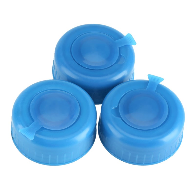 KIMISS 5 uds botella de agua potable de galón azul