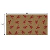 Beistle 24" x 50' New Orleans Theme Crawfish Print Kraft
