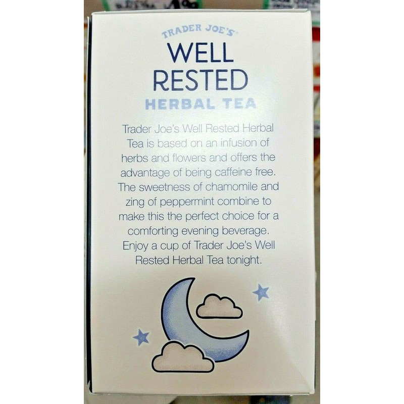 Trader Joe's Well Rested Herbal Tea 20 tea bags