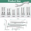 23PCS Packing Extractor Set, Easy Out Screw Extractor Set, Packing