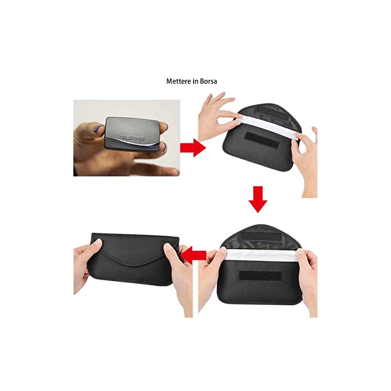 Faraday Bag Signal Blocker for GPS, RFID, NFC, 4G, 5G,