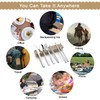 9 Piece Portable Stainless Steel Cutlery Set (Beige)