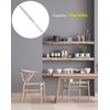 QWORK® Set of 4 Invisible Wall Shelf Brackets, Diameter 10