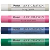 Pentel Crayons, Art Crayons, Set of 4 Colors, A, White,