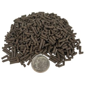 Aquatic Foods Inc. Pro-Growth Enhanced California Blackworm & Beef Heart Mix 3/64" x 1/4" Sinking Micro Sticks. Andrew Soh's Pro-Growth Enhanced Micro Sticks - 1/8-lb