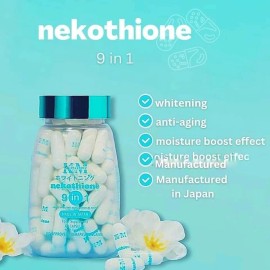 Herskin Nekothione 9 IN 1  By Kath Melendez, 60 Capsules