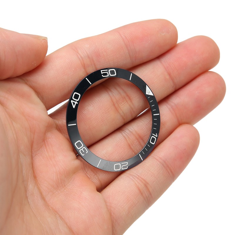 Ceramic Watch Bezel Ring Professional 38.6mm Watch Bezel Insert Replacement