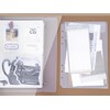 [Donaly] A5 A6 Clear File Binder Holder, Mini, 6 Holes,