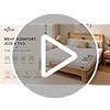 Mattress Topper 140 x 200 cm H3 & H4, 7.5