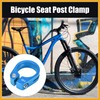 Partuto 28.6mm Aluminium Alloy Bicycle Seat Post Clamp Seat Post