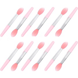 Labios para Set de 12 Pinceles de Silicona para Aplicar Bálsamo y Brillo Labial Material Flexible y Duradero Adecuado para Uso Profesional y Viaje