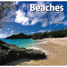 2026 Beaches Full Size Wall Calendar for Planning, Scheduling, and Organizing