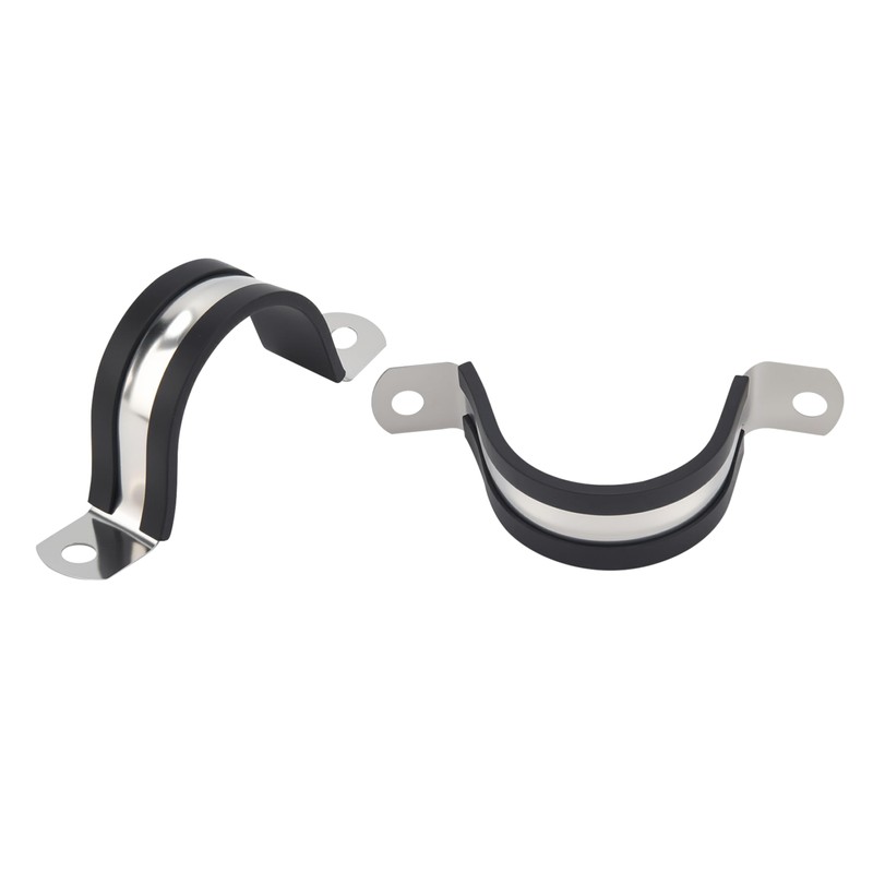 2-3/8 Inch 10 PCS 2 Holes Rubber Cushioned U Bracket