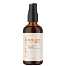Vitamin C Jojoba Oil Aloe Vera 2 Fl Oz for facial whitening and hydration Insta Natural Hyaluronic Acid Serum for the improvement of fine wrinkles Scent / 비타민 C 호호바 오일 알로에 베라 2 Fl Oz로 얼굴 미백 수분 공급 잔주름 개선을 위한 인스타 내추럴 히알루론산 세럼 Scent