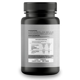 NAIMA Treonato de Magnesio, 100 Cápsulas | Con Hongo Melena de León y Vitamina C | Suplemento Alimenticio 100% Puro y Natural| Concentración, Mente Ac