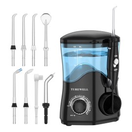 Hilo Dental Turewell Water Con 8 Puntas Y 10 Niveles