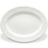 Lenox Opal Innocence Carved Large Oval Platter -,White