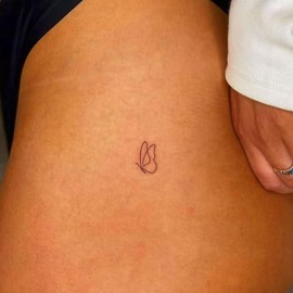 Inkster Tattoo - Schmetterling | vegane & wasserfeste Tempor√§re Tattoos f√ºr Erwachsene - EU-Kosmetikzertifizierte Farbe - revolution√§res 2 Wochen Tattoo | Premium Klebetattoos & Fake Tattoo