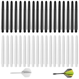 XURJUMI Pack of 50 Shafts, Dart Replacement, Replacement Parts, Nylon Dart Shafts, Plastic Dart Shafts, Nylon Dart Shafts with Standard 2BA Thread
