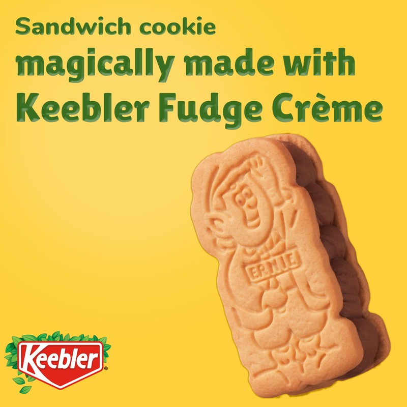 Keebler E.L. Fudge Double Stuffed Elfwich Cookies, Sandwich Cookies Stuffed