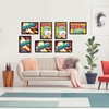 Ireer 24 Pack Comic Book Frame Wall Display Mounted Tabletop