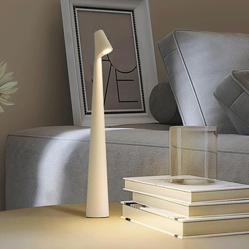 Touch Metal Table Lamp Cordless USB Rechargeable Stepless Dimming 3