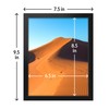 LaVie Home 7x9 Picture Frame for Wall Display, 7x9 Black