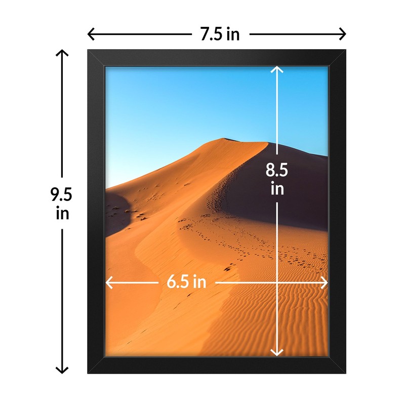 LaVie Home 7x9 Picture Frame for Wall Display, 7x9 Black