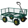 Finnhomy Heavy Duty 1000 Lbs Capacity Mesh Steel Garden Cart,
