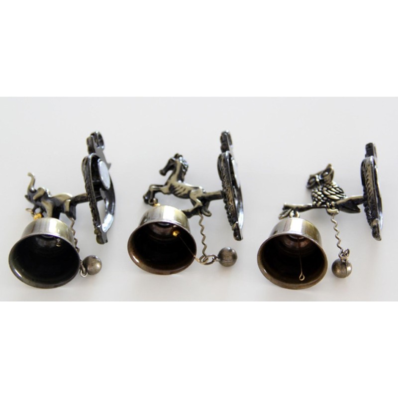 Boa Sorte Antique Doorbell Magnet Animal Motif Call Bell (Horse)