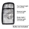 DOTCOM Tail Lights Assembly Rear Lamps w/Wiring Harness,Fit For 2016