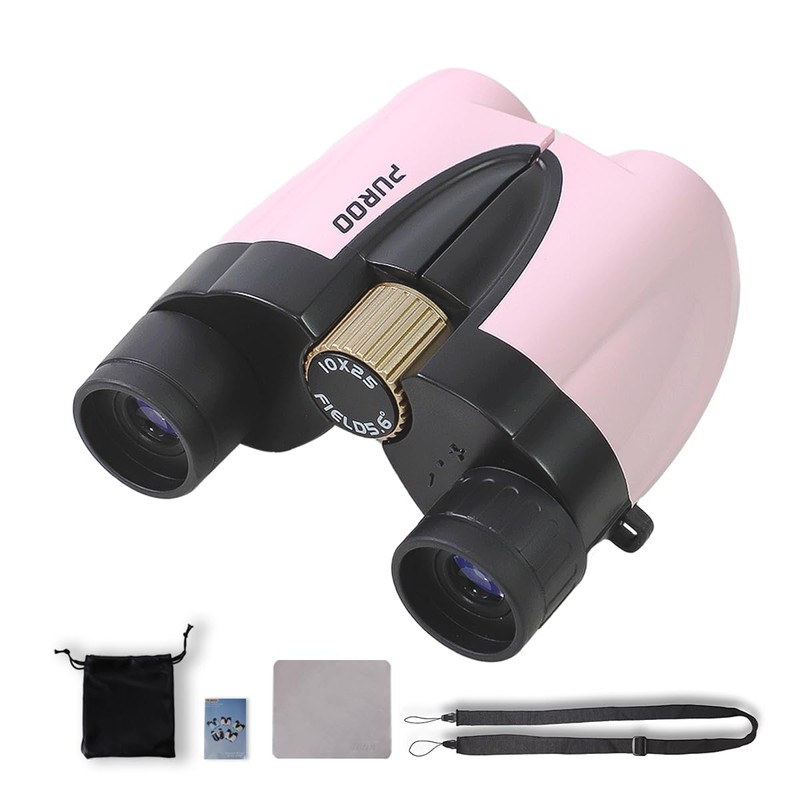 PUROO Binoculars for Live Use, 10x Opera Glasses, Ultra Lightweight,