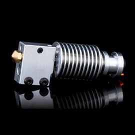 BZ 3D V6 Volcano All Metal Hotend,Volcano Heater Block,Brass Nozzle 0.4mm,Titanium Alloy Heatbreak for V6 Volcano Hotend.