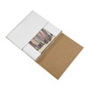 Aviditi M12121 Corrugated Easy-Fold Mailer, 12-1/2" Length x 12-1/2" Width