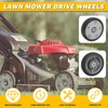 XaXmTee 2 Pcs 9" HRX217 Lawn Mower Rear Wheels Kit