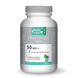 Laboratoire Suisse Probiotic Senior – Healthy Gut Flora – 50 Vegetal Capsules