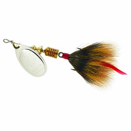 Mepps Aglia Dressed - #2 - 1/6 oz. - Silver-Brown