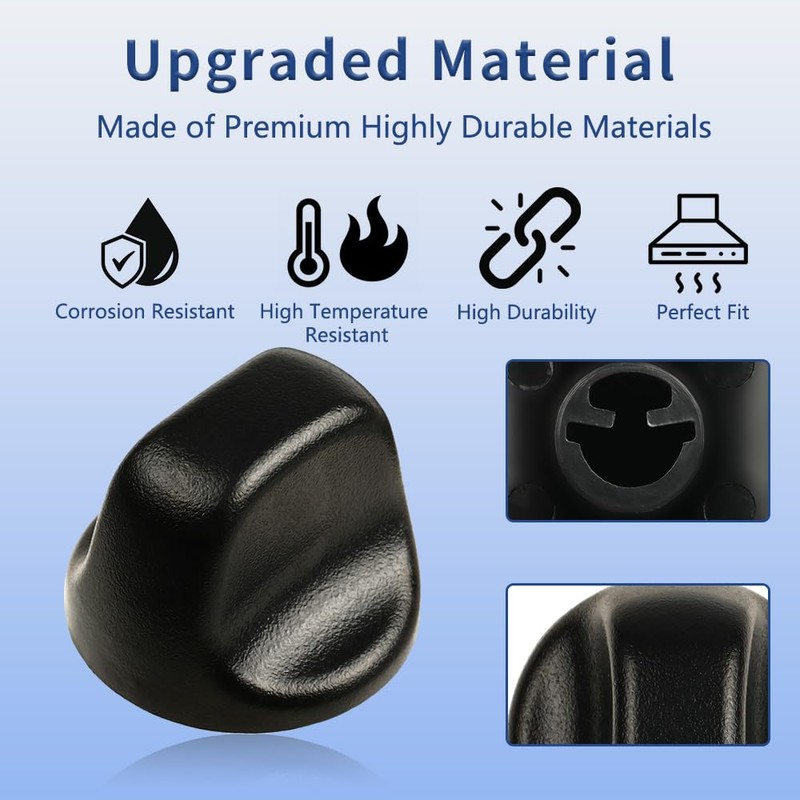 Reyhoar Upgraded 2Pcs S99360232 Range Hood Knob, S600348 Vent Hood