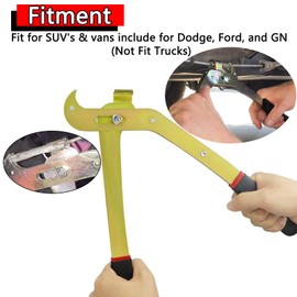 PEIYAOTCO SLY-10500 Parking Brake Cable Coupler Removal Tool 14’’ Fit for SUV's or Vans, Easy to Operate,Including All Models from Dodge, Ford and GM Since The 80's(Not Fit for Truckss)