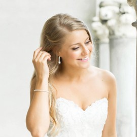 Pearl Drop Earrings for Women, Sterling Silver Pearl Dangle Earrings with Hypoallergenic Cubic Zirconia White Pearl Charm Earrings Bridal Bridesmaid Jewellery Gifts for Her, Silver