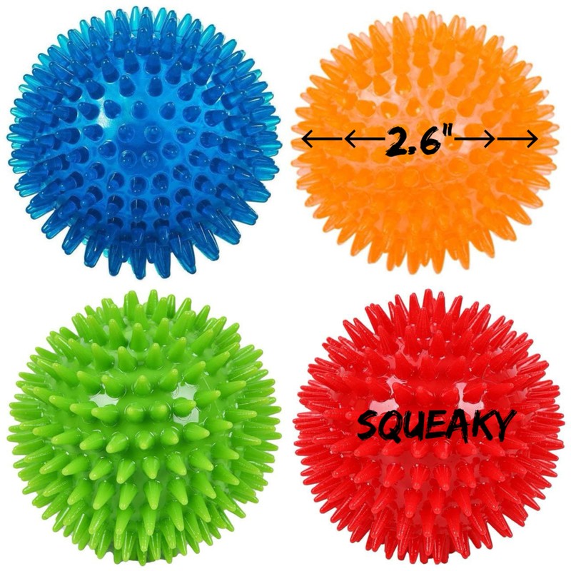 CIAN Assorted Dog Balls Interactive Pet Toys Multi Pack (Small