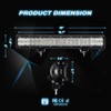 Nilight LED Light Bar 20 Inch 126w Spot Flood Combo